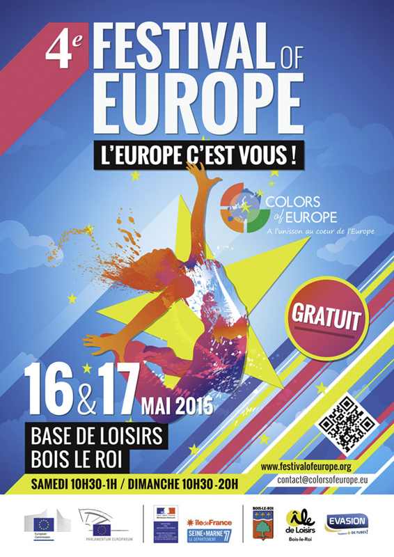 Festival Color of Europe • base loisir de Bois-le-Roi 16 & 17 mai Festival Color of Europe • base loisir de Bois-le-Roi 16 & 17 mai