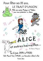 35 ans du Trait d'Union • Samedi 6 juin : 16h30 un film et 17h30 une pièce de théâtre à Bois-le-Roi, Salle Marcel Paul près de l'UCPA