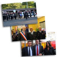 Inauguration de la caserne des pompiers de Bois le Roi